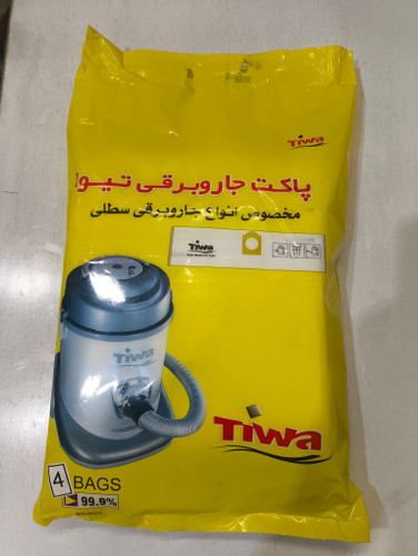 پاکت جارو برقی تیوا بسته 4 عددی
